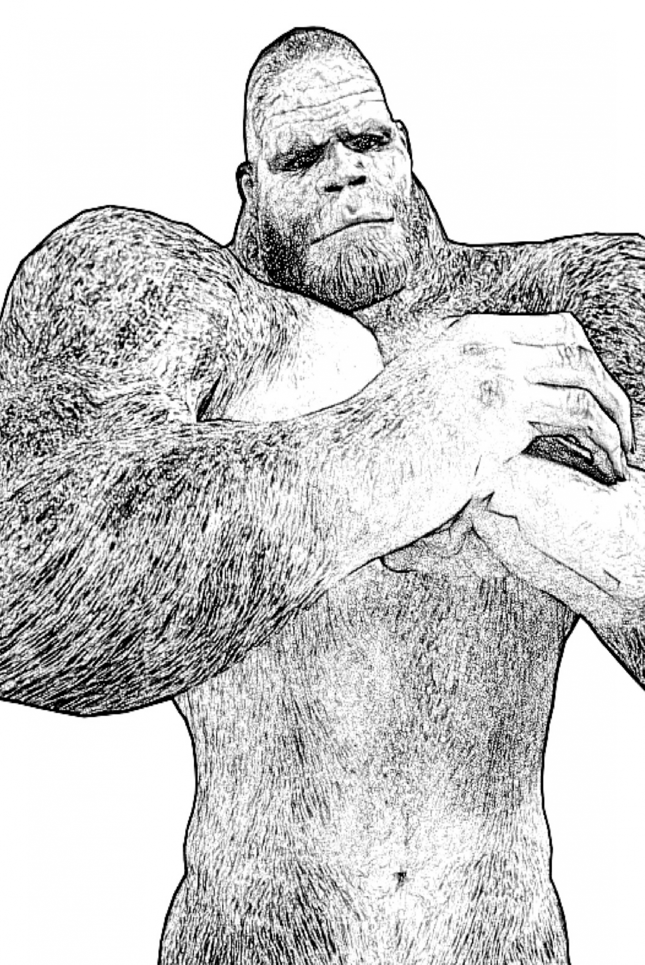 Bigfoot Coloring Pages | Coloring Page Blog